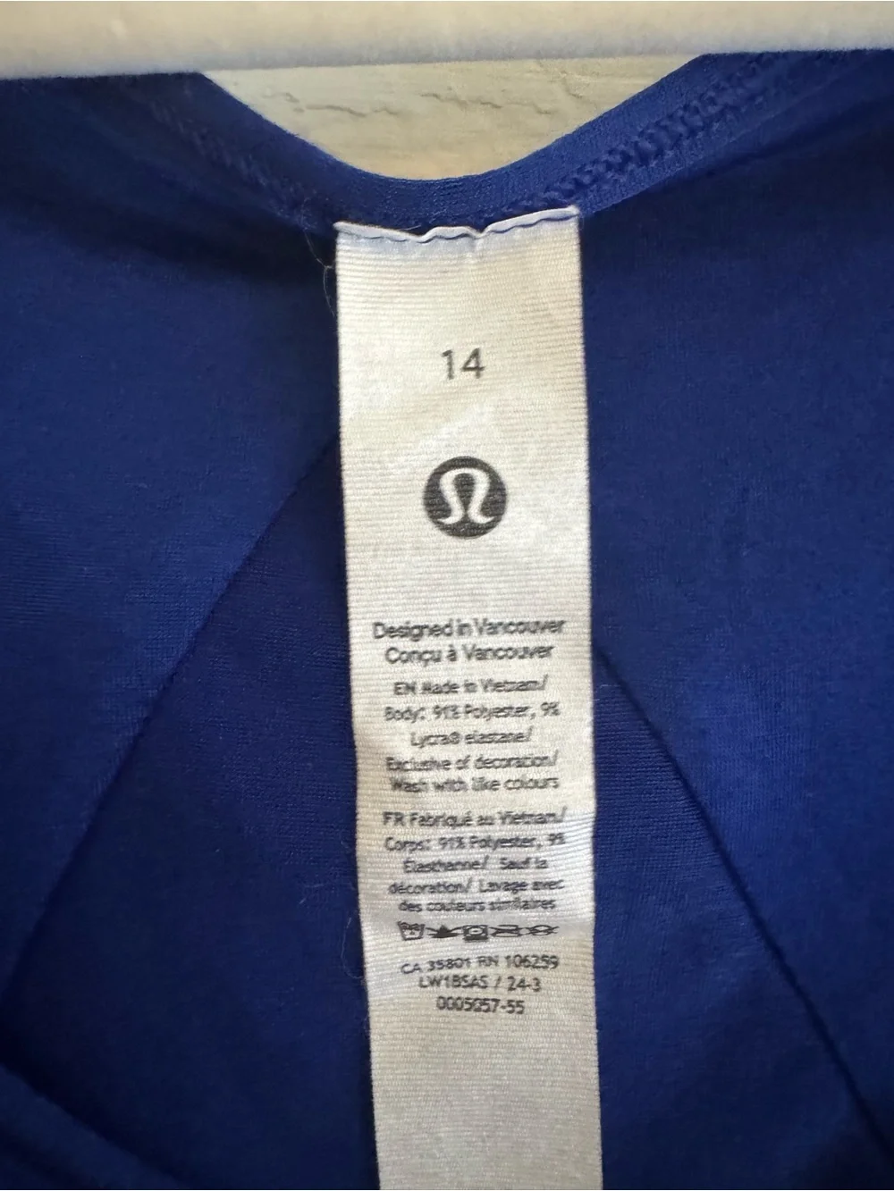 lululemon athletica Essentials Tank - lark blue